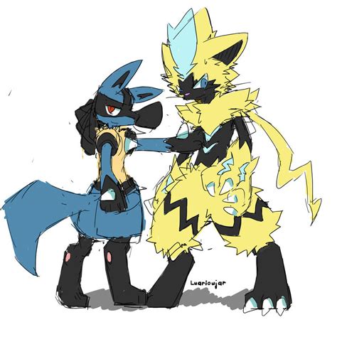 lucario and zeraora|zeraora pokemon serebii.